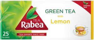 Rabea Naturally Green Tea with Lemon 25Bags