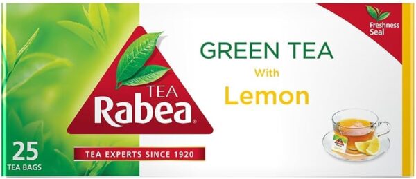 Rabea Naturally Green Tea with Lemon 25Bags