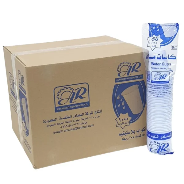 Disposable Plastic Water Cups 6 onz