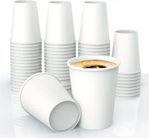 White Paper Cup 8OZ (50Pcs*20Pkt/Box)