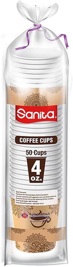 Sanita Paper Cups, 4Oz 50Cups