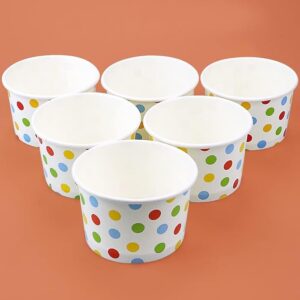 Ice Cream Cup Bowls for Hot or Cold Food x 50Pcs