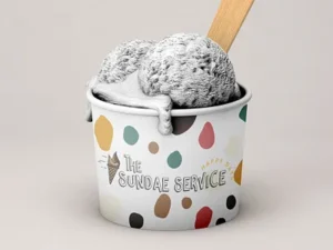 Ice Cream Cup Label designs