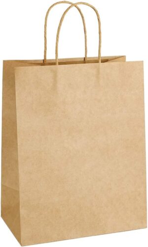 Kraft Paper Bags Gift Bag with Handles 