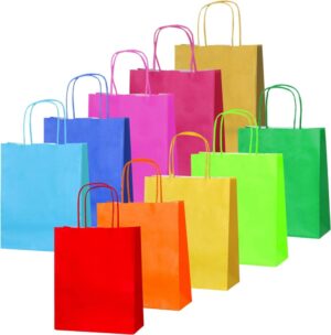 Coloured Twisted Handle Paper Bags