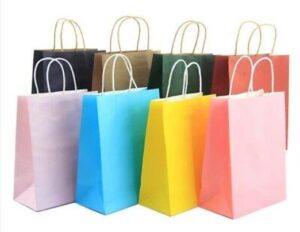 Kraft Paper Gift Bags 25x33x11cm 120gsm with Paper Twist Handle