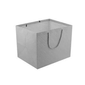 Gift Paper Bag Silver Colour