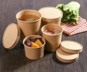 Paper boxes with separate lid 8 inches
