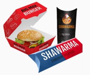 Hamburger Takeaway Food Packaging Pillow